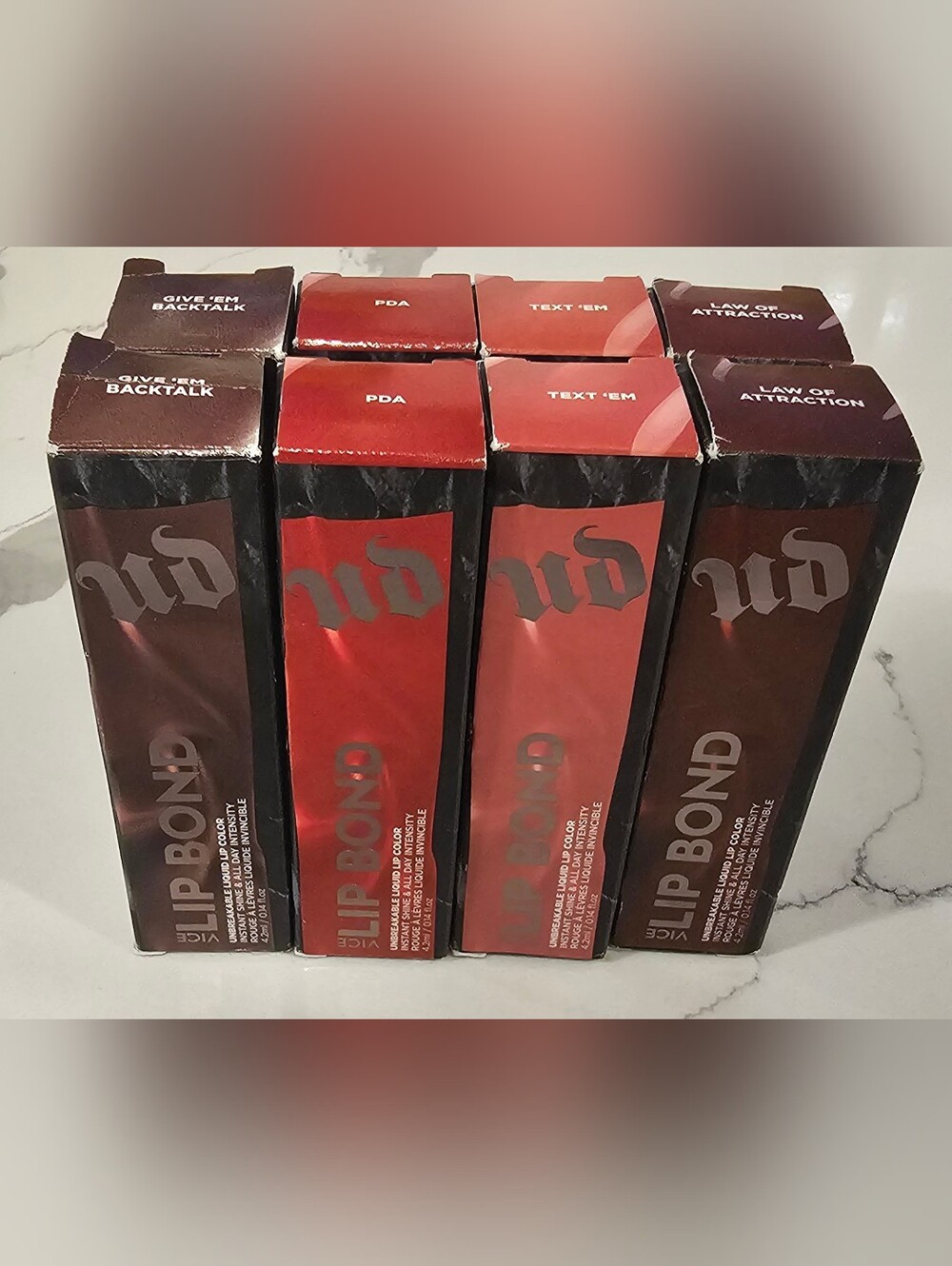 Urban Decay Vice Lip Bond Liquid Lip Color BUNDLE OF 2 You Pick Shades NEW 4.2ml